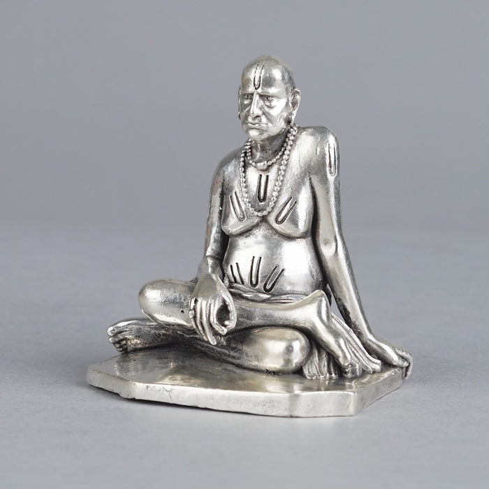 Buy Antique Silver Swami Samarth Idol Online - Symbol of Devotion 