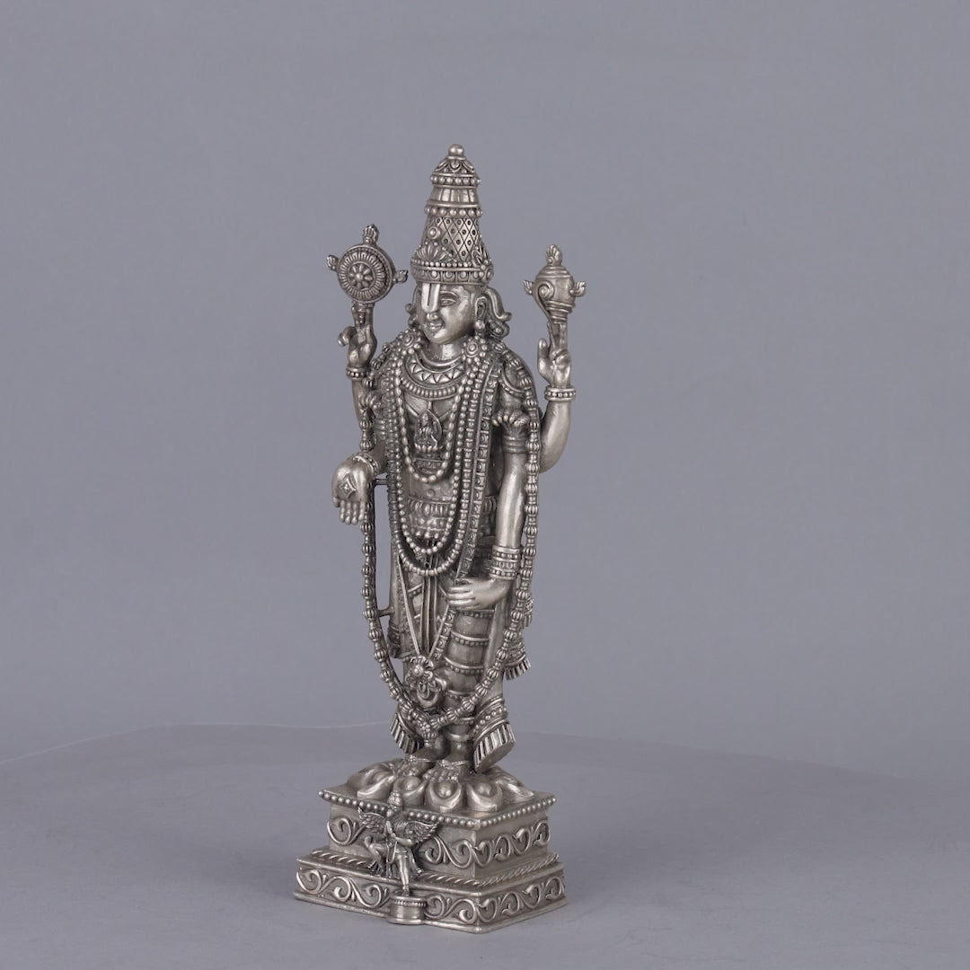 Silver Venkateswara Swamy Idol