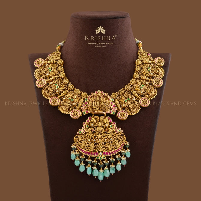 Shiv Parvati Gold Necklace
