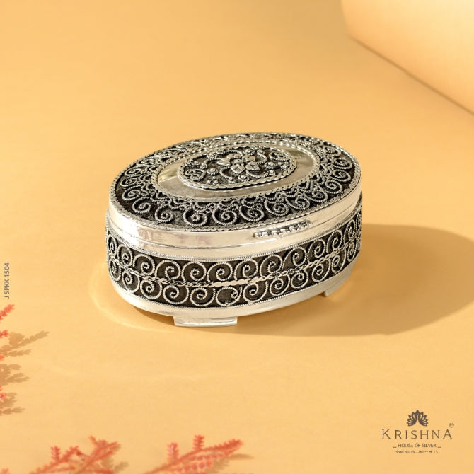 Regal Antique Silver Box