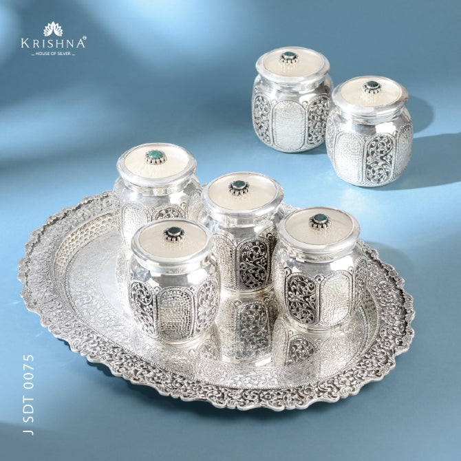 Rusty Silver Dryfruit Box Set