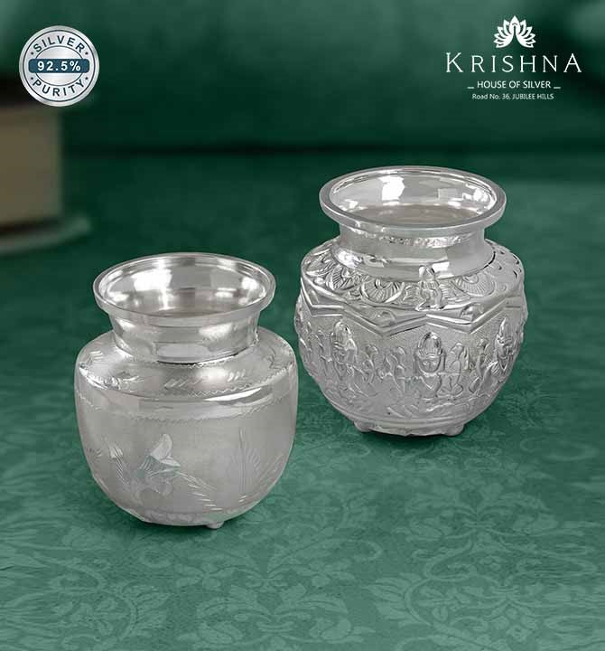 Silver Kalash for Pooja