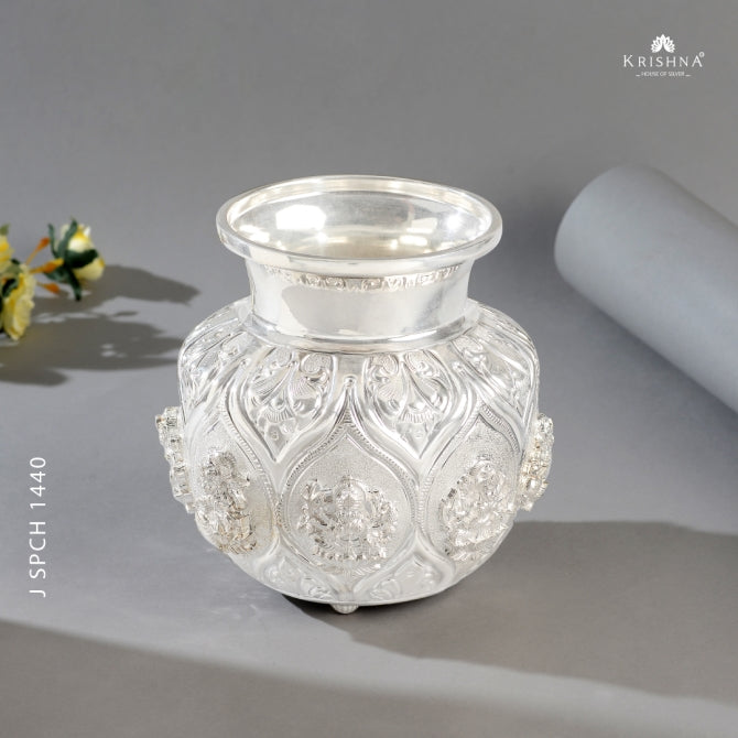 Divine Laksmi Silver Kalasha