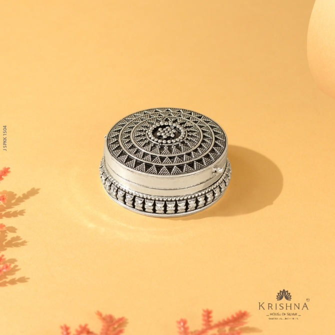 Minimalistic Antique Silver Box