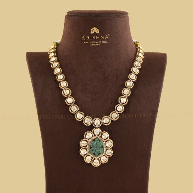 Regal Polki Diamond Necklace
