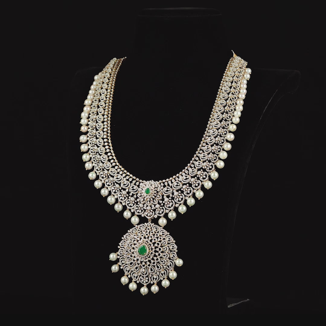 Diamond Long Haar Necklace
