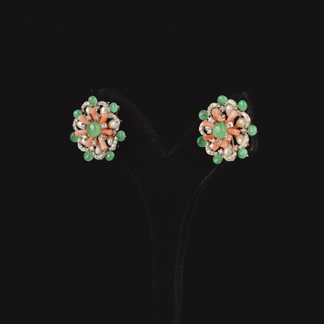Beautiful Rose Gold Diamond Studs