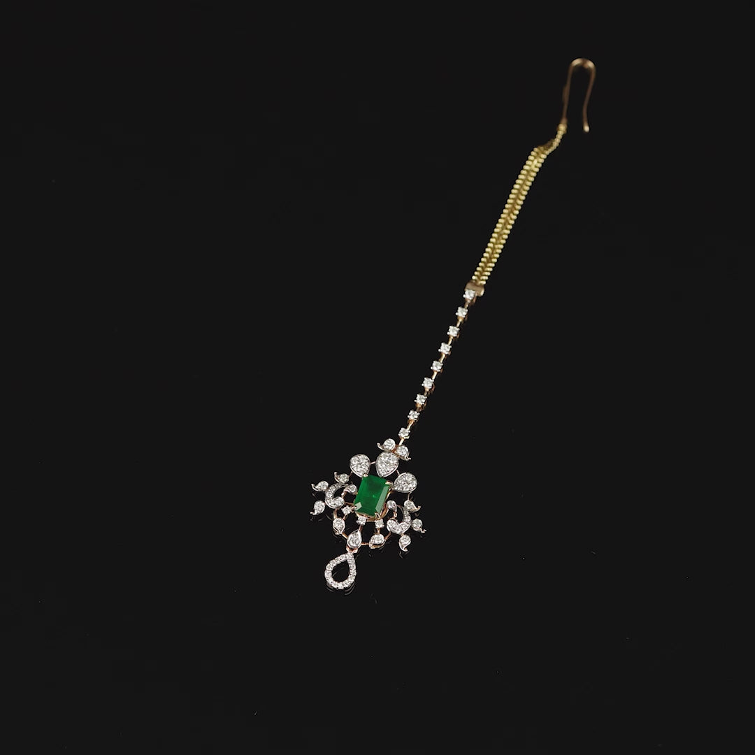 Elegant Diamond Maang Tikka