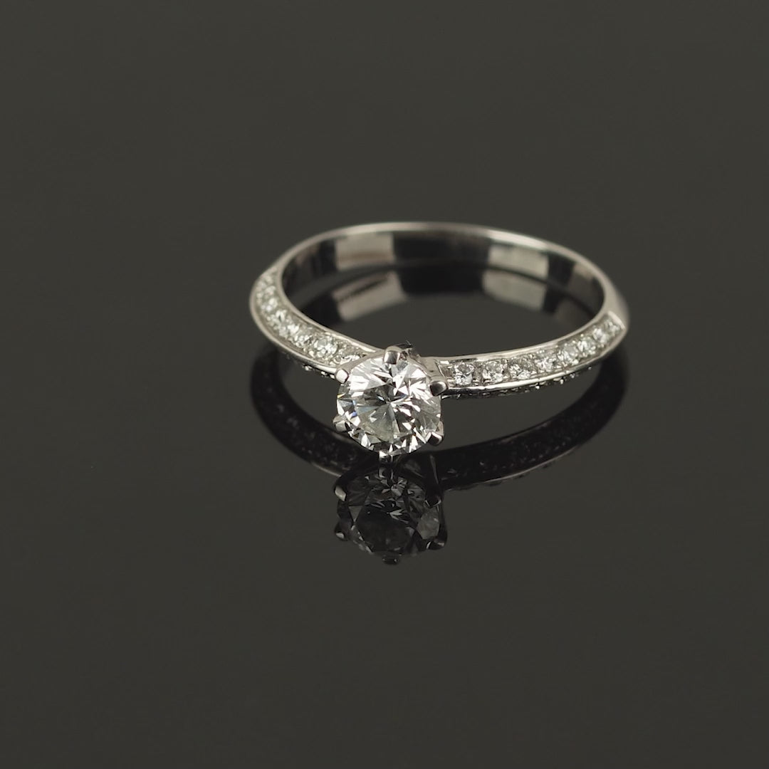 Apsara diamond engagement ring