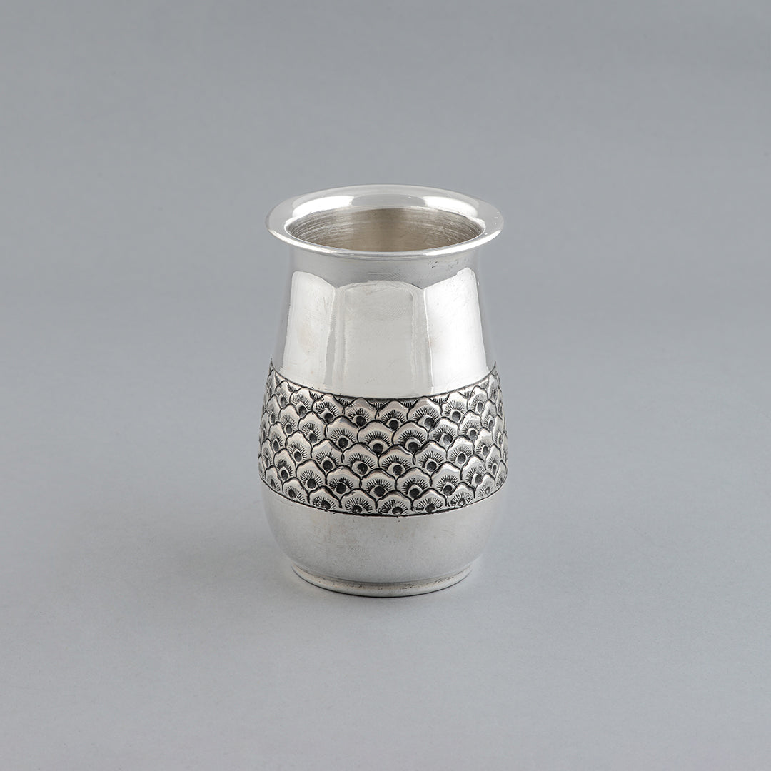 92.5 Silver Dinner Set Plate - Krishna Jewellers Pearls and Gems