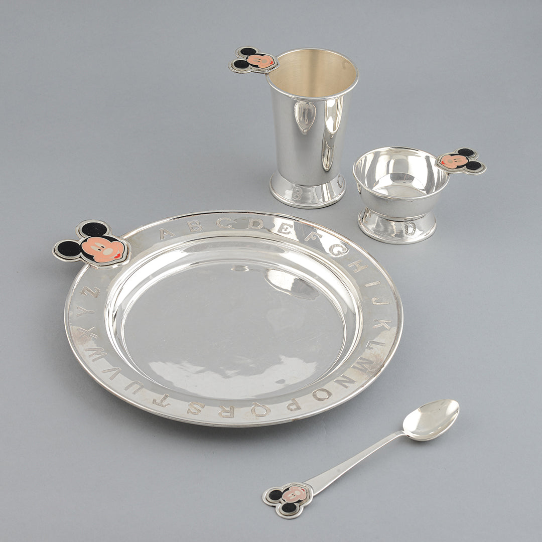 Silver Baby Dinner Set - Krishna Jewellers Pearls and Gems