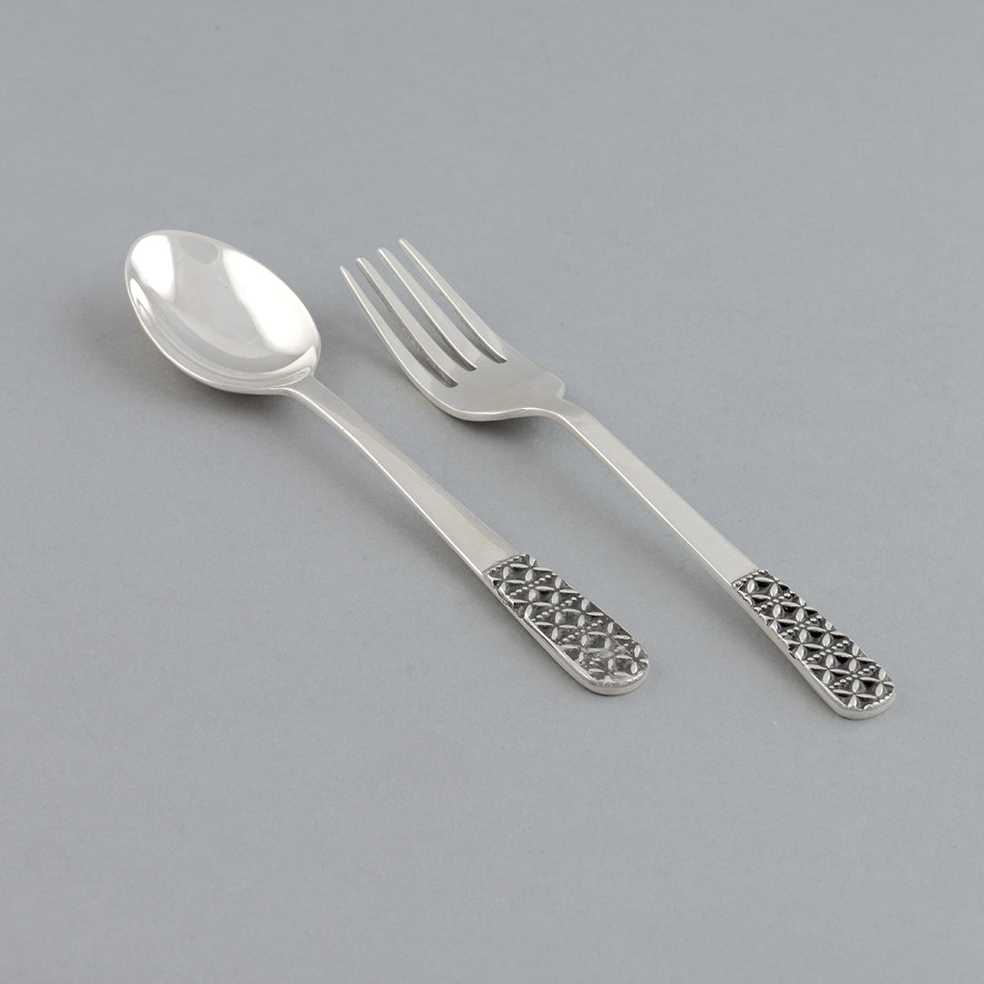 92.5 Silver Dinner Set - Krishna Jewellers Pearls and Gems