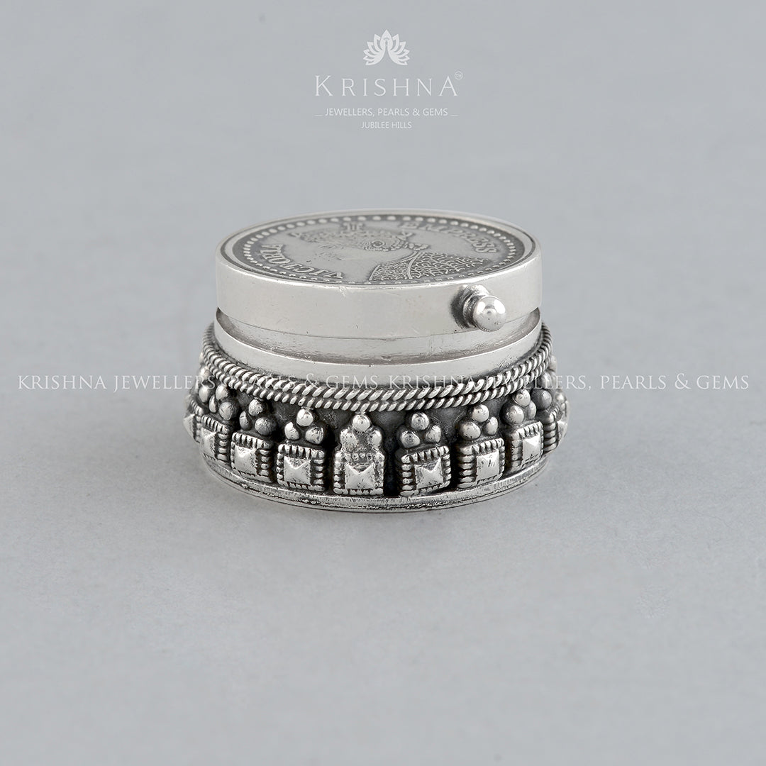 Exquisite Victoria Empress Design Antique Style Kumkum Bharani - Krishna Jewellers Pearls and Gems