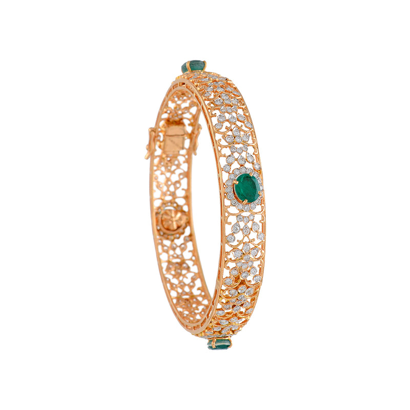 Regal Diamond Bangles Set