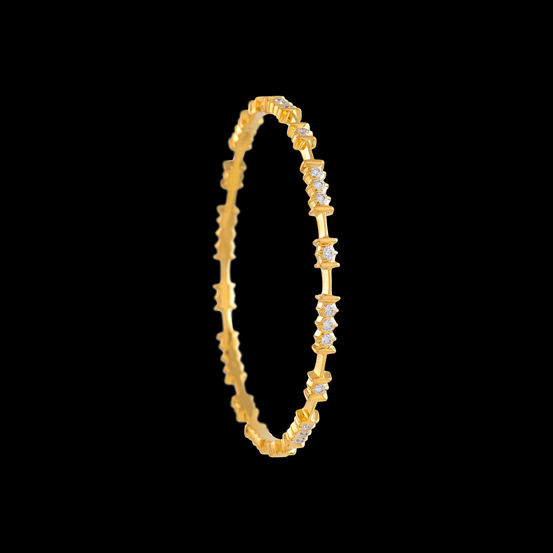 Plain Diamond Bangles - Krishna Jewellers Pearls and Gems