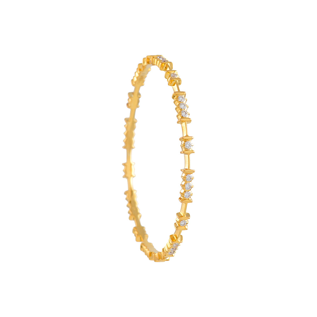 Plain Diamond Bangles - Krishna Jewellers Pearls and Gems