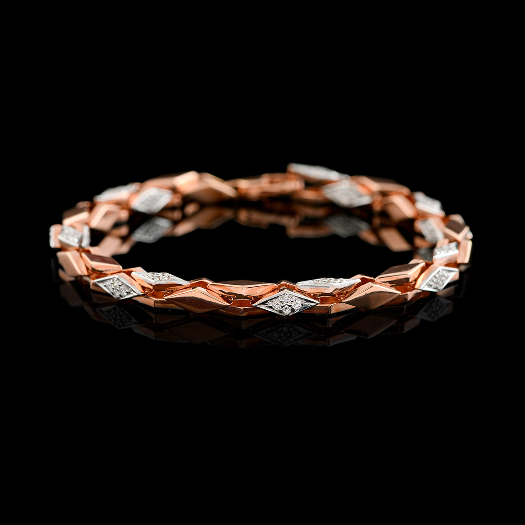 Rhombus Diamond Bracelet - Krishna Jewellers Pearls and Gems