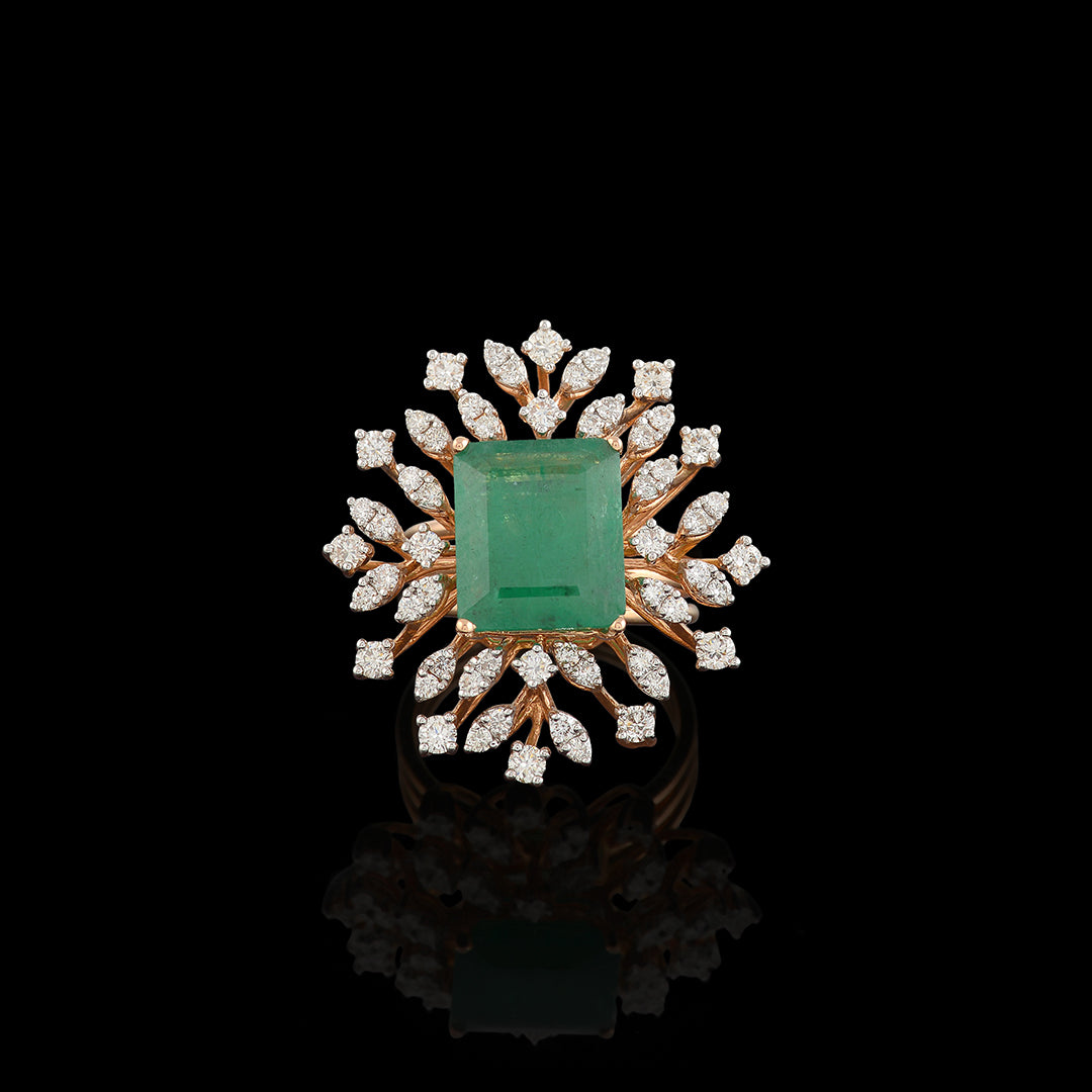 Branched Diamond Ring - Krishna Jewellers Pearls and Gems