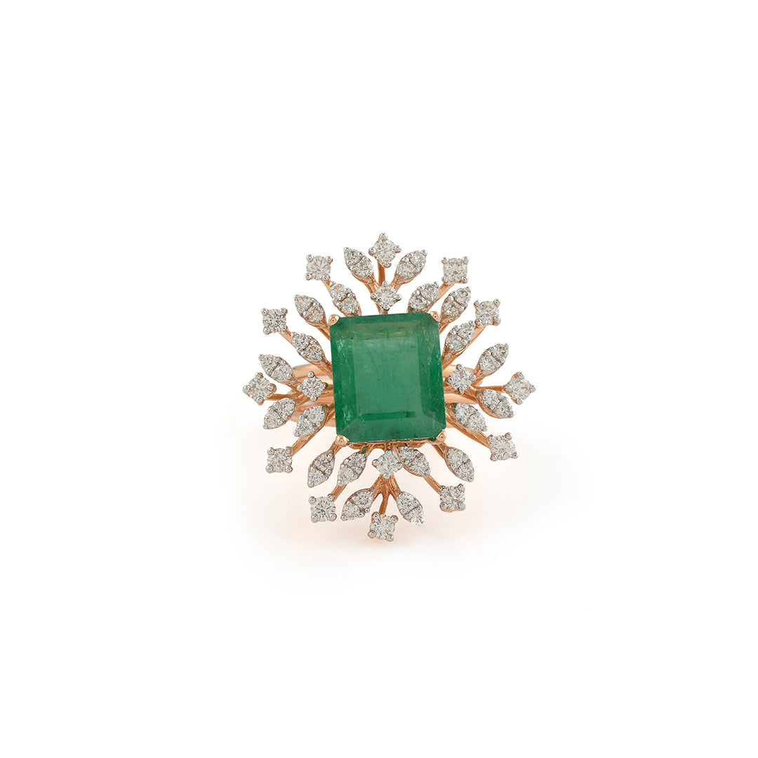 Branched Diamond Ring - Krishna Jewellers Pearls and Gems