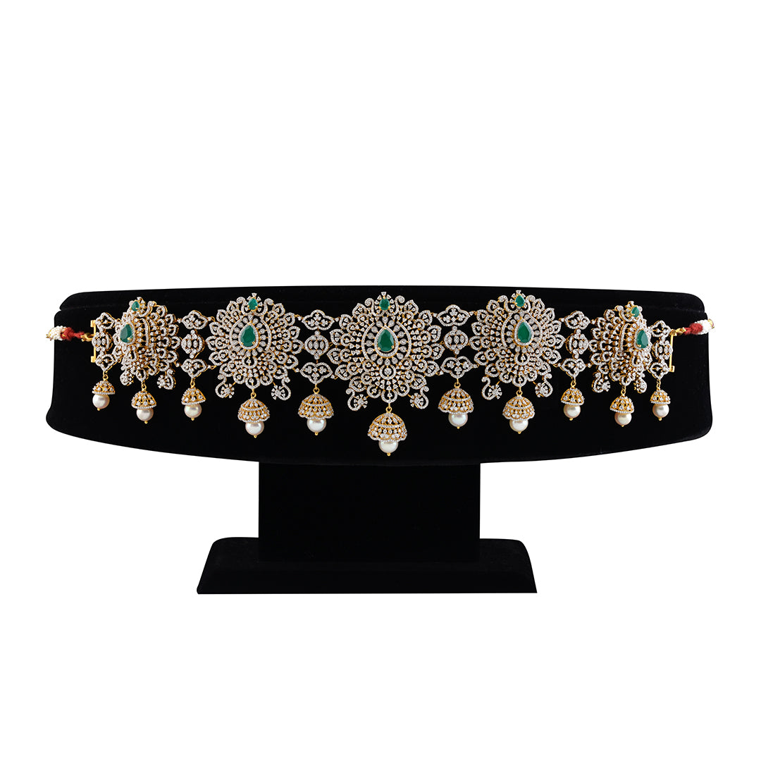 Luxy Pearl And Diamond Vaddanam - Krishna Jewellers Pearls and Gems