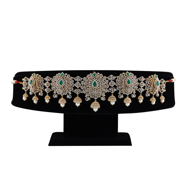 Luxy Pearl And Diamond Vaddanam - Krishna Jewellers Pearls and Gems