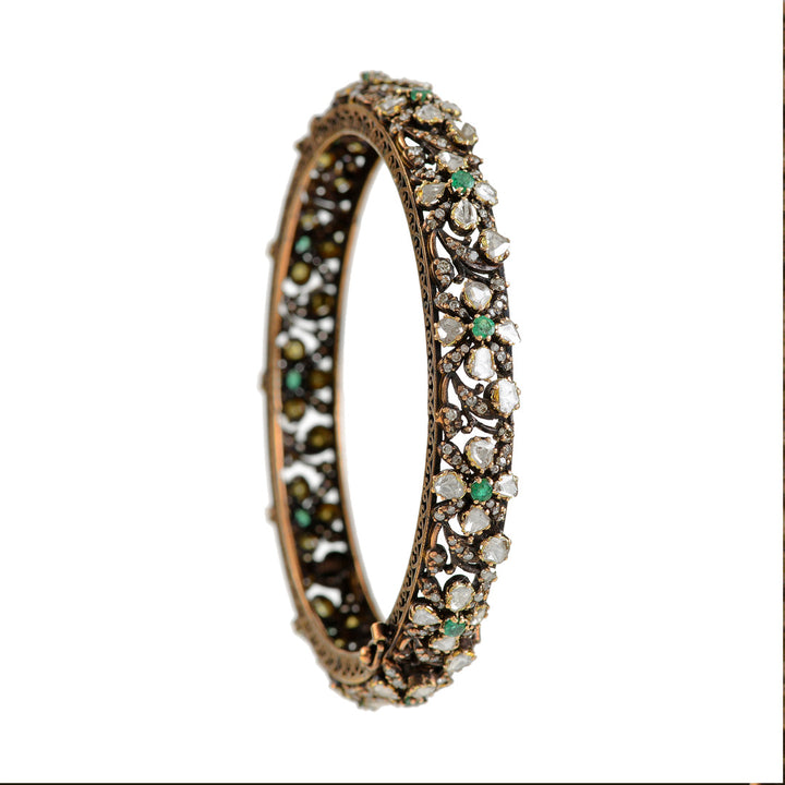 Victorian Gold Polki Bangles - Krishna Jewellers Pearls and Gems