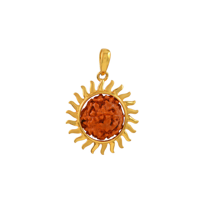 Surya Dev Gold Pendant - Krishna Jewellers Pearls and Gems