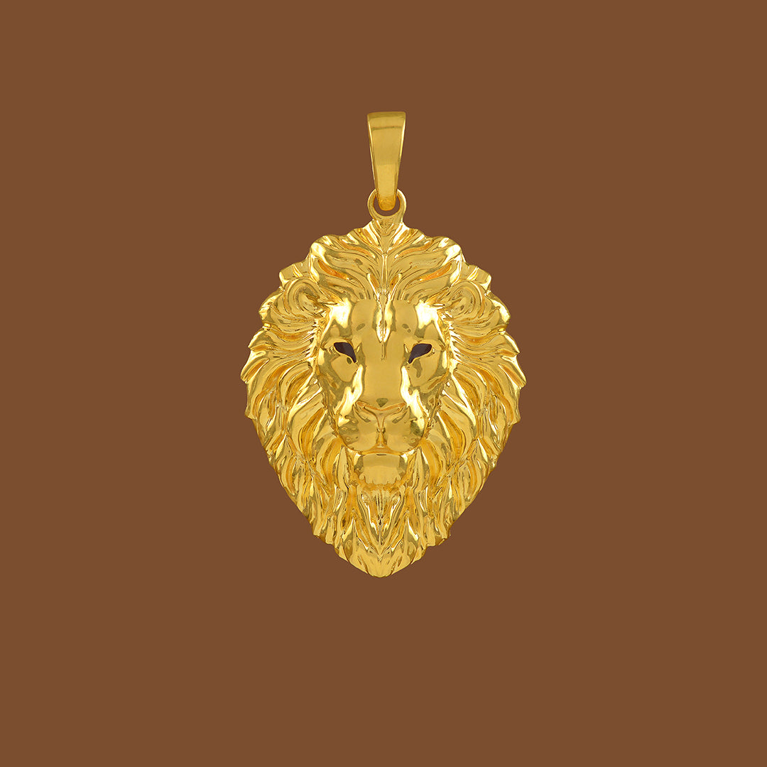 Lion Gold Pendant - Krishna Jewellers Pearls and Gems