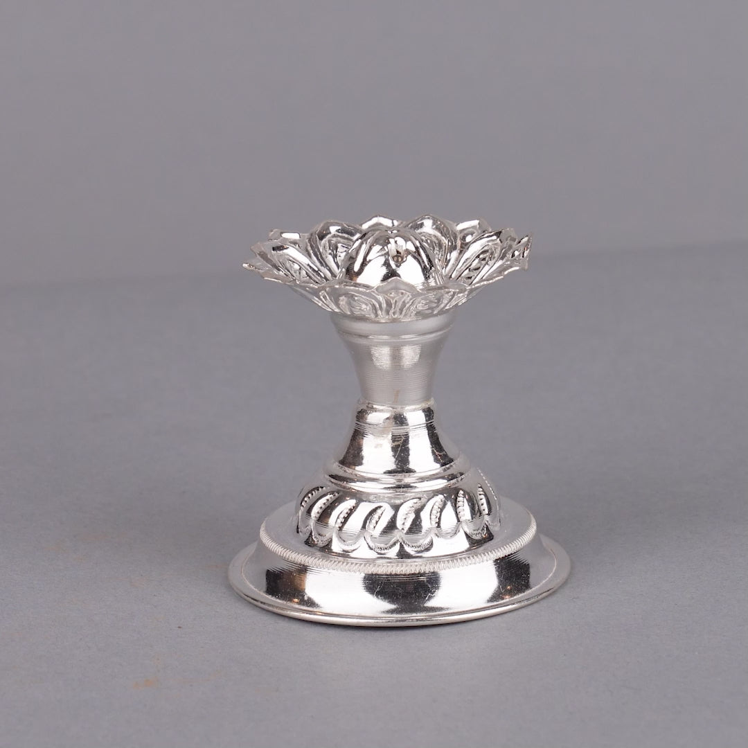 Silver Plain Agarbatti Stand
