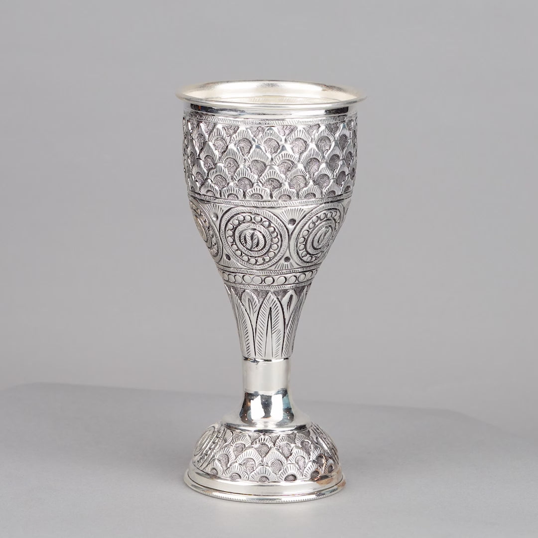 Silver Wine Glass