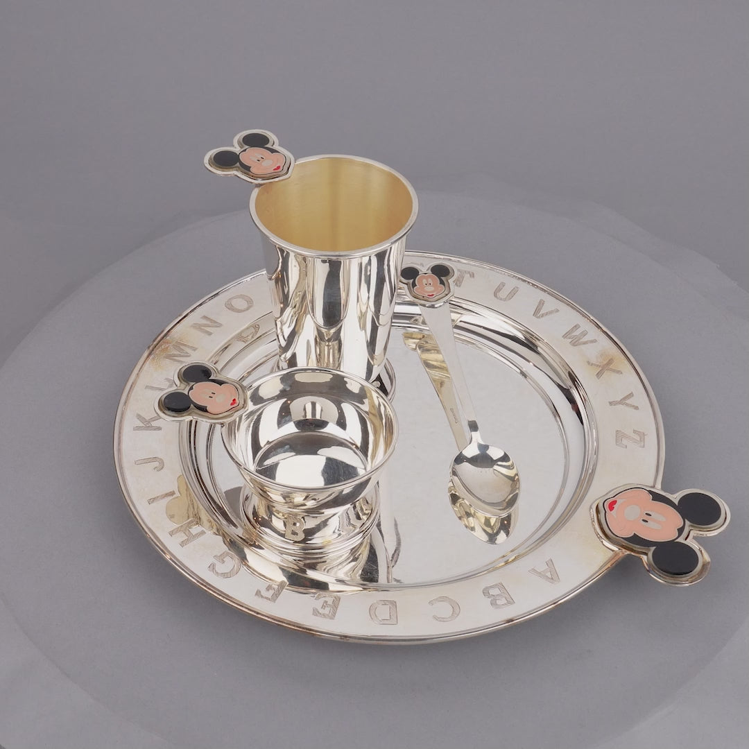 Silver Baby Dinner Set