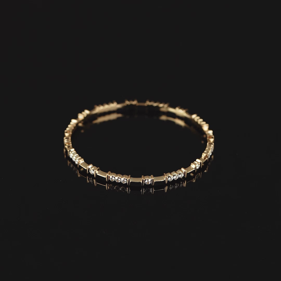 Plain Diamond Bangles